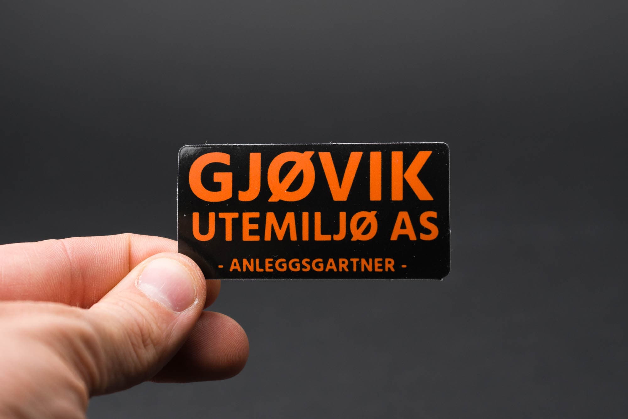 Logoklistremerke fra Gjøvik Utemiljø